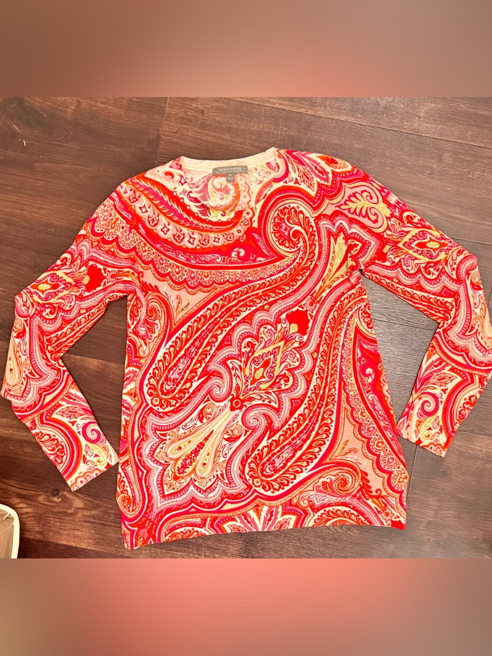 Neiman Marcus Multicolor Cashmere Blend Sweater